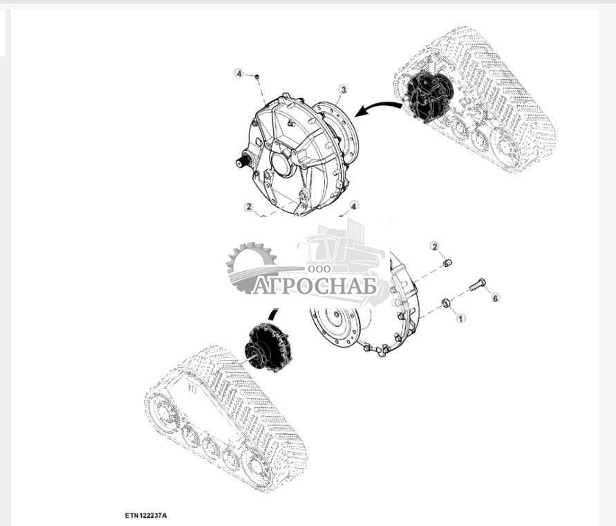 Бортовые редукторы, система обратной связи 